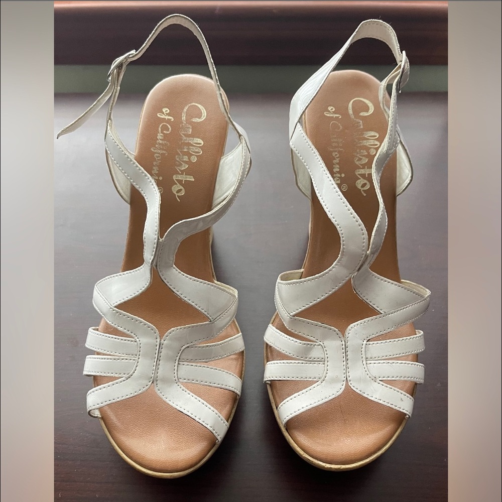 White Sandal Wedges